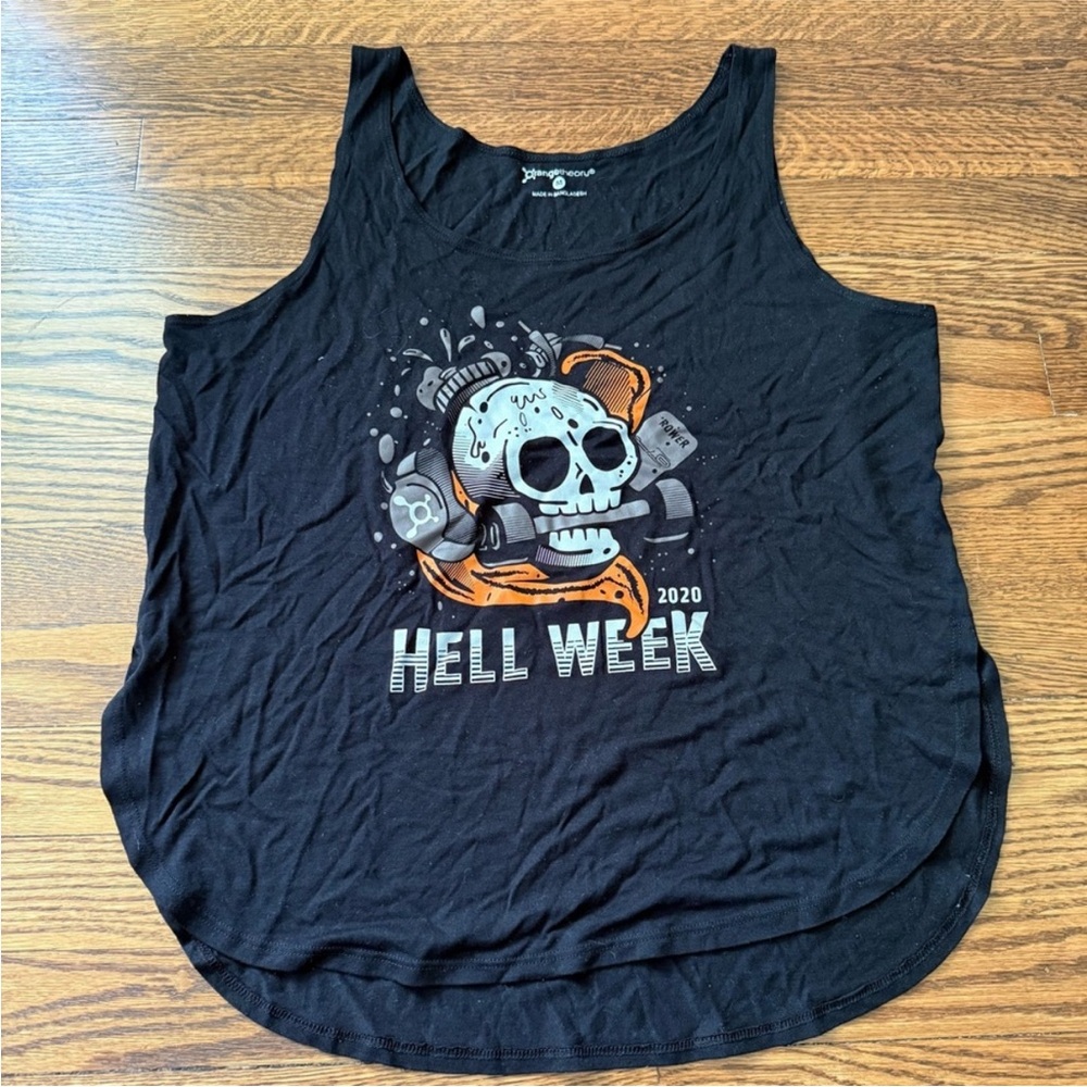 ⭐️ Black OTF 'Hell Week' Graphic Tank Top